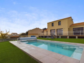 À 350m de la plage, maison pour 7 avec piscine